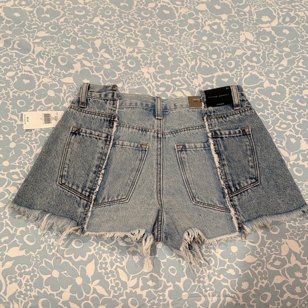 Flying Monkey denim shorts